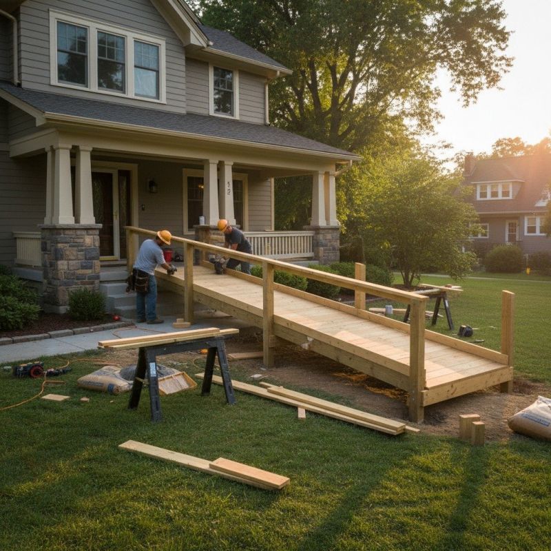 Porch Ramp Construction in Kansas City, KS